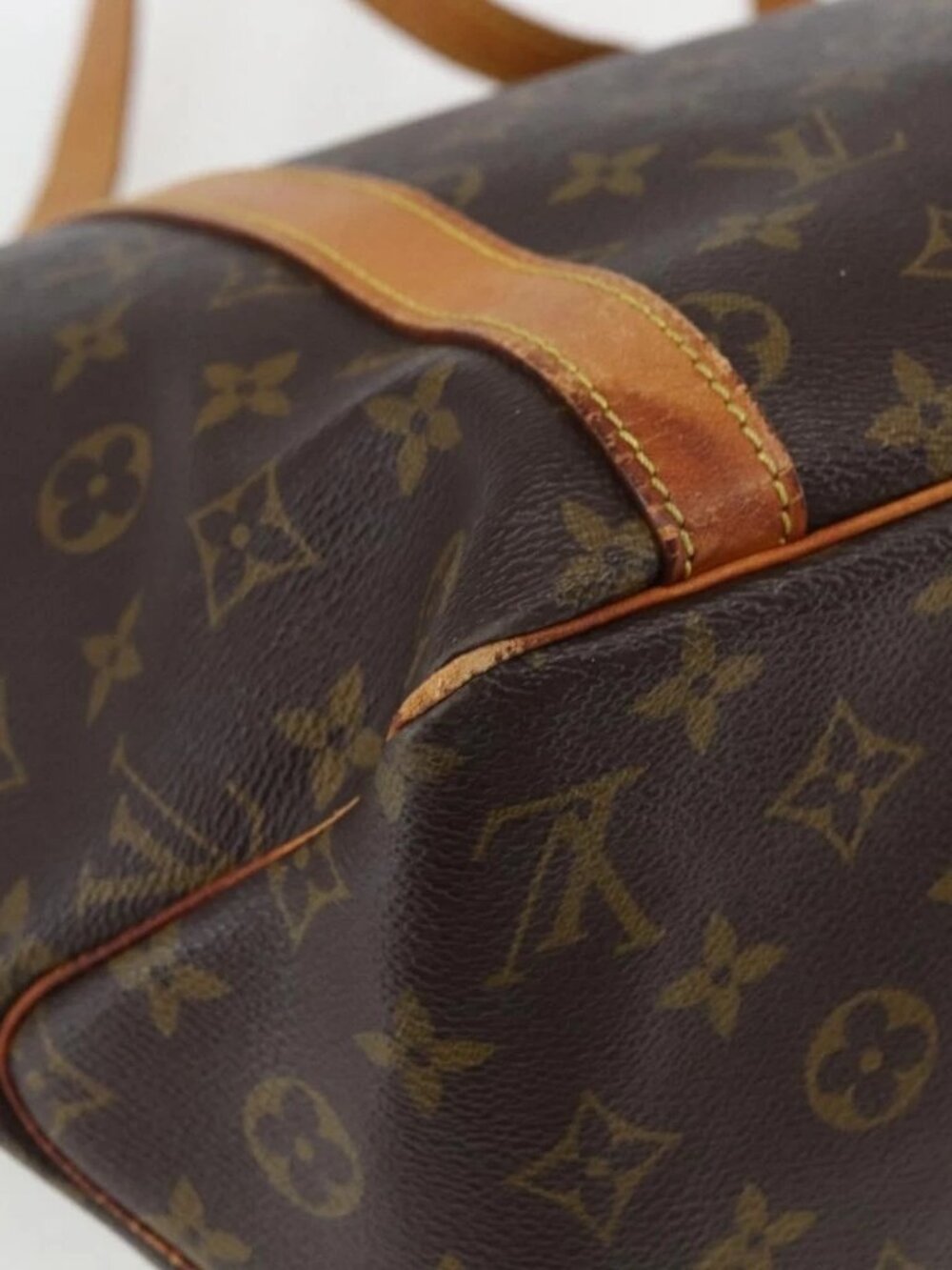 LOUIS VUITTON Monogram Sac Shopping Tote Bag M51108 LV Auth 170591 - Picture 10 of 14